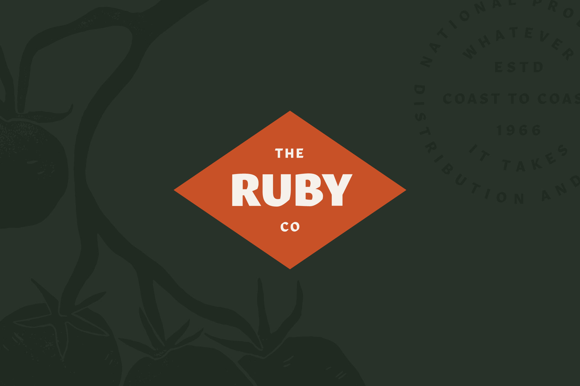 農產品的供應商Ruby Company視覺形象