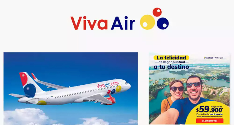 哥倫比亞愉快航空 Viva Air 啟用新LOGO，四個字母三個回旋鏢！